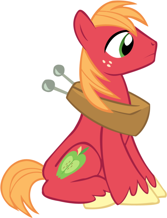 Sit By Names-tailz - My Little Pony Big Mac (900x917)