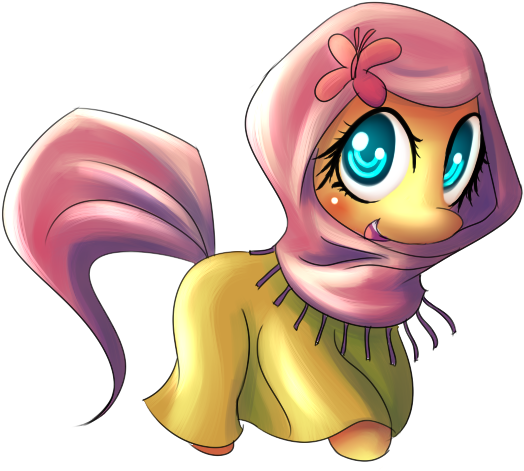 Fluttershy Pony Face Cartoon Facial Expression Nose - Cartoon (560x560)