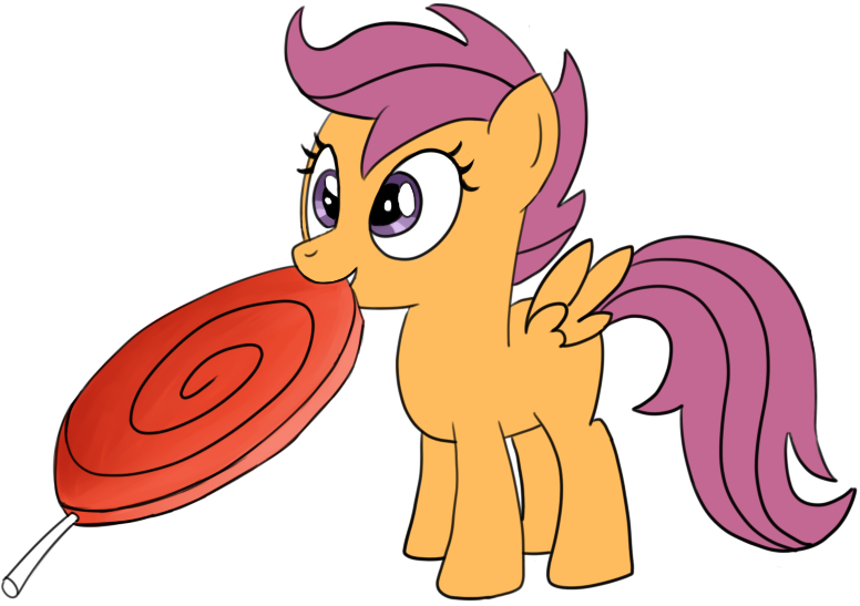 Scootaloo Candy By Uber Dragon - Cartoon (776x547)