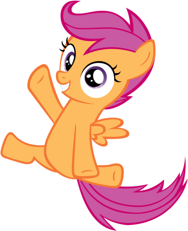 Scootaloo Has An Idea By Orangel8989 - Cartoon (866x922)