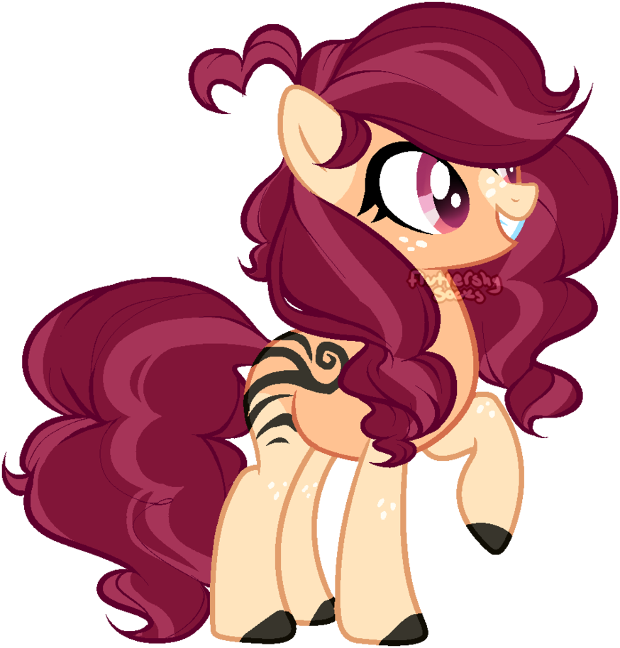 Autumn Kiss Ota-closed - Mlp Short Curly Hair Oc (874x914)