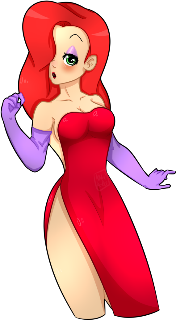 Jessica Rabbit Clip Art With Photos Medium Size - Clip Art (748x1069)