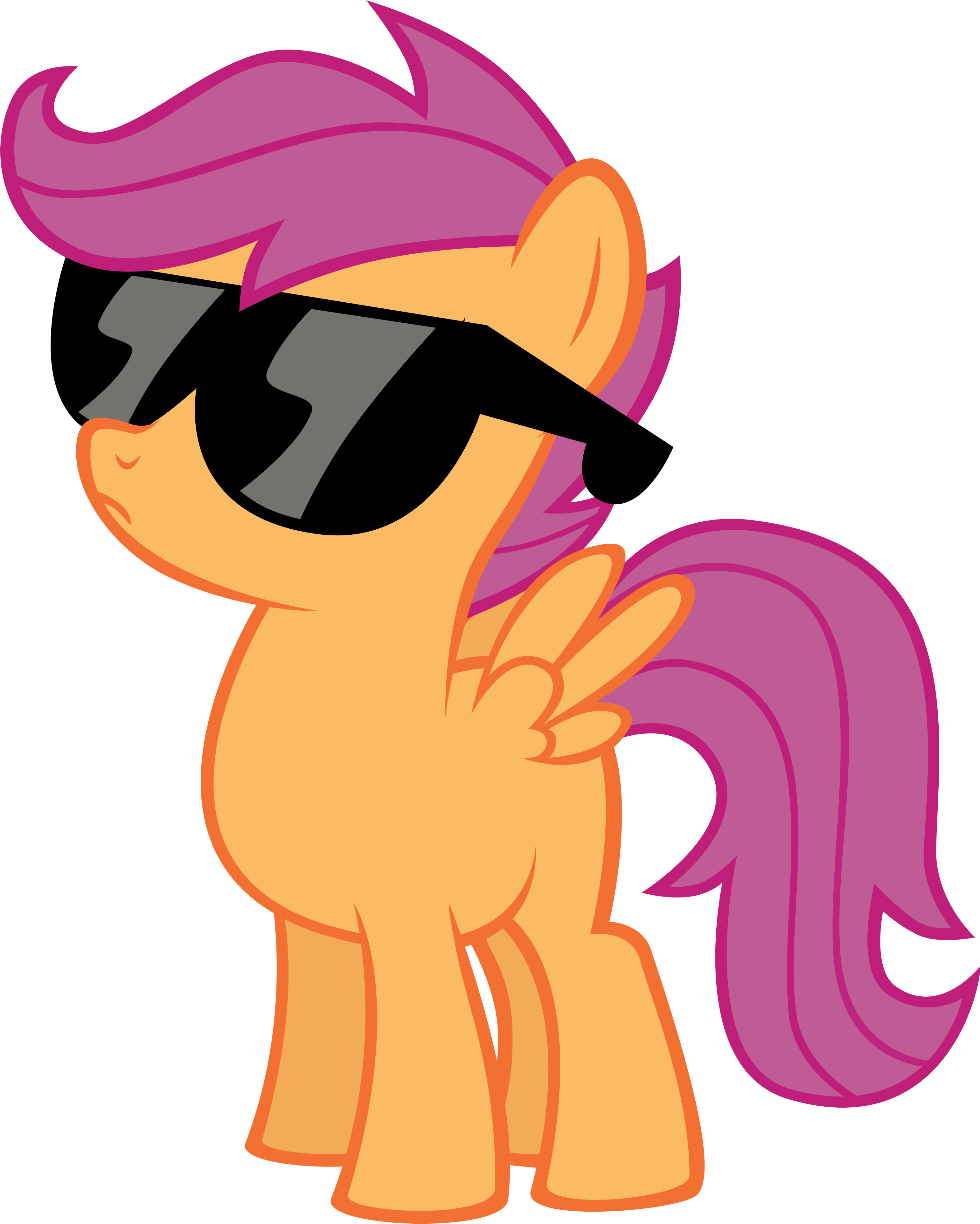 Scootaloo Deal With It By Austiniousi- - My Little Pony Sisters (4800x4800)