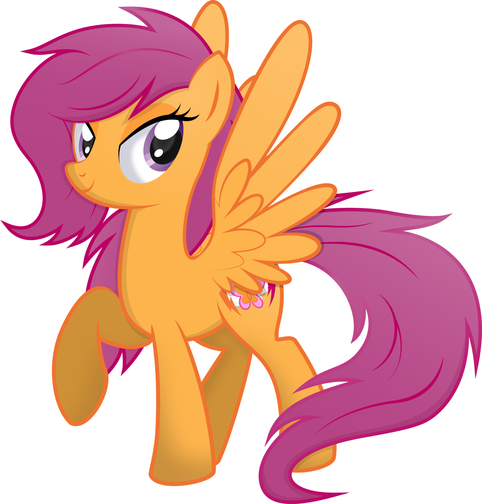 Scootaloo By Rainbownspeedash Scootaloo By Rainbownspeedash - Mlp Scootaloo Grown Up (1600x1675)