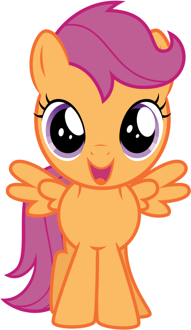 Excited Scootaloo By Thatguy1945 - My Little Pony Scootaloo (693x1154)