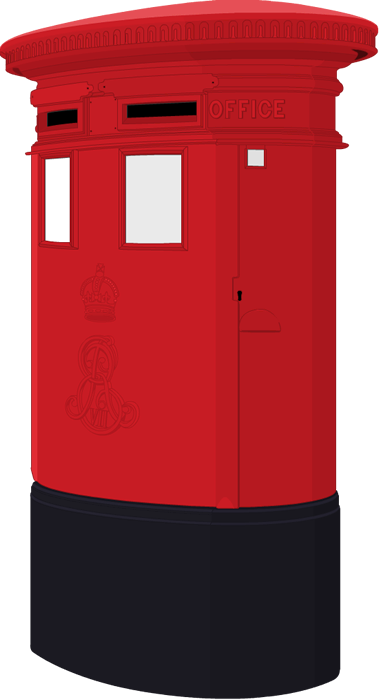 Letter Box Png - Letter Box (379x700)