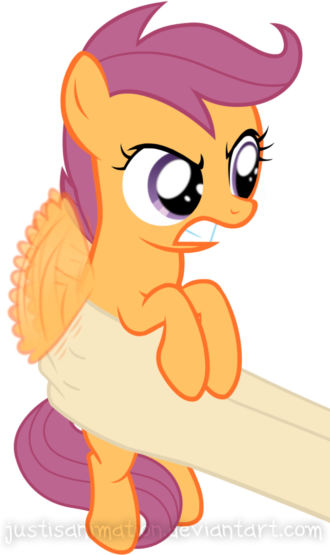 Scootaloo On Hands By Justisanimation - My Little Pony: Equestria Girls (676x1182)