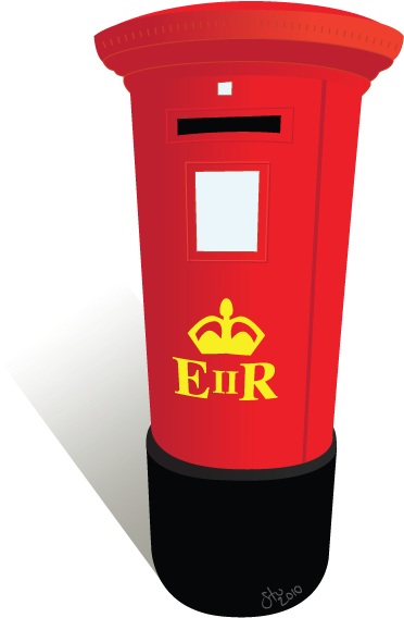 Postbox By Stoobainbridge On Deviantart Postbox Cartoon - Postbox Png (434x600)