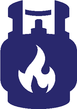 Propane Flame Logo Transparent (381x381)