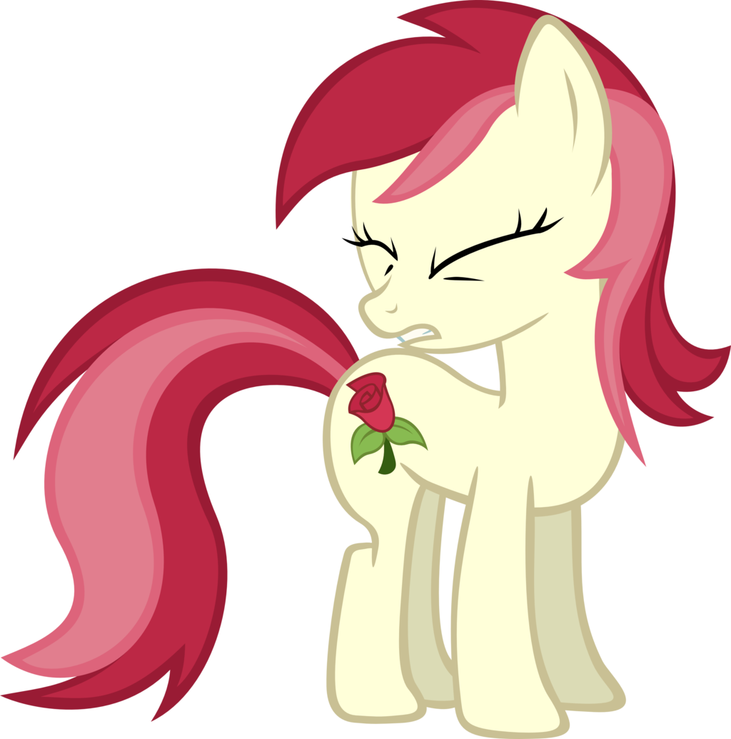 Rose Also - Mlp Ponies Scared (1024x1035)