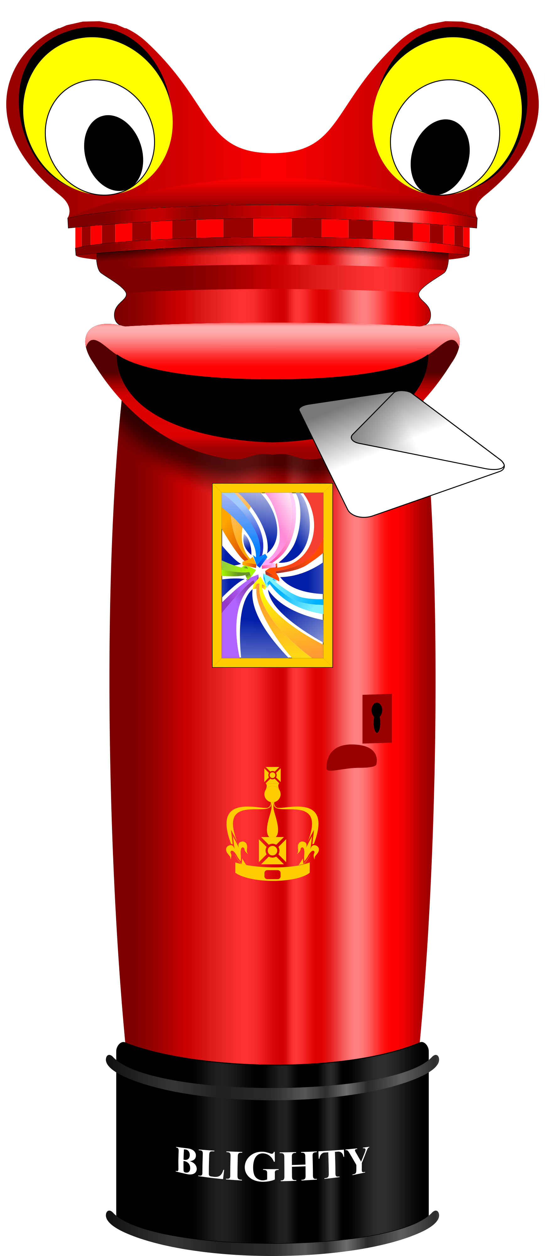 Blighty Post Box - Post Box (1737x3999)