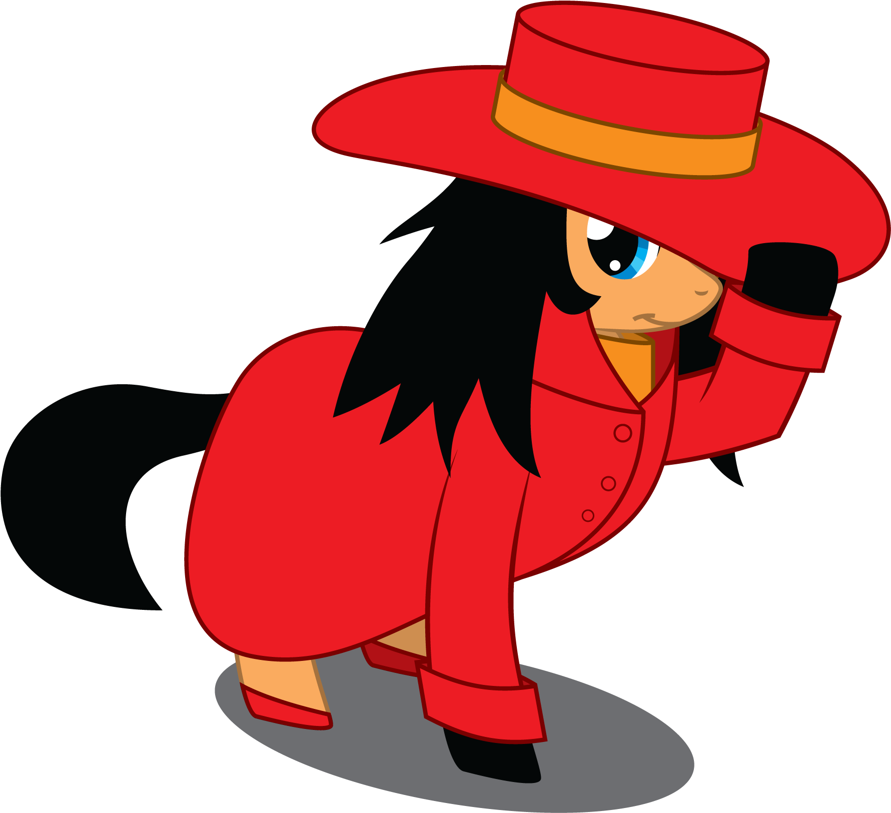 My Little Pony - Carmen Sandiego Pony (2100x1800)