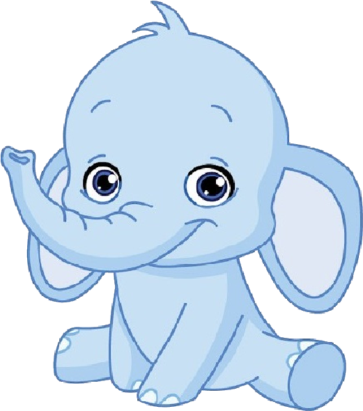 Baby Elephant Cartoon 960470 - Baby Elephant Clip Art (600x600)