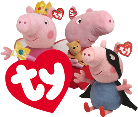 Ty Beanie 38cm Plush - Princess Peppa Pig (500x500)