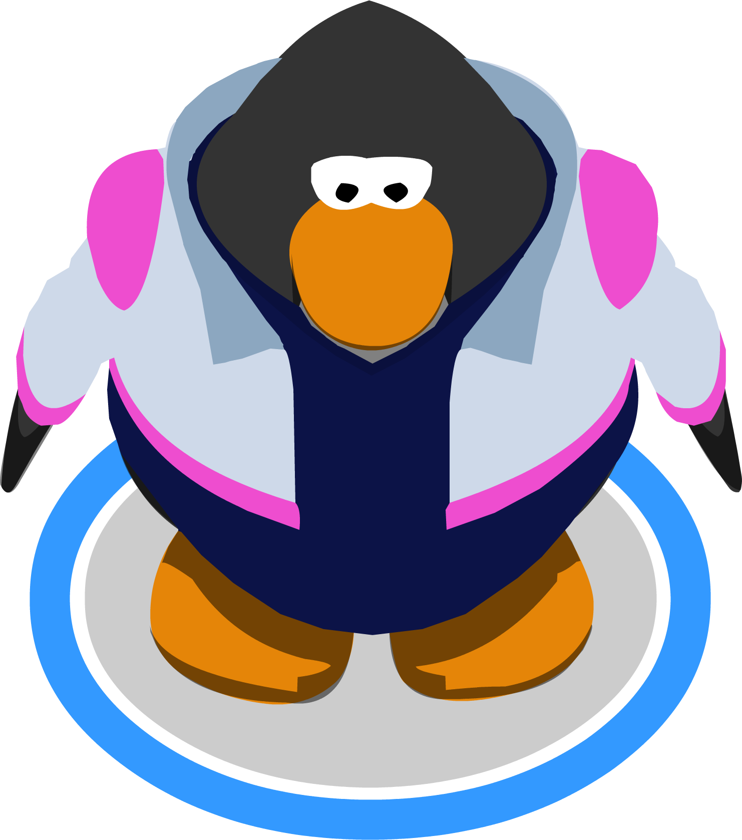 Rad Rhinestones In-game - Club Penguin Black Belt (1482x1677)