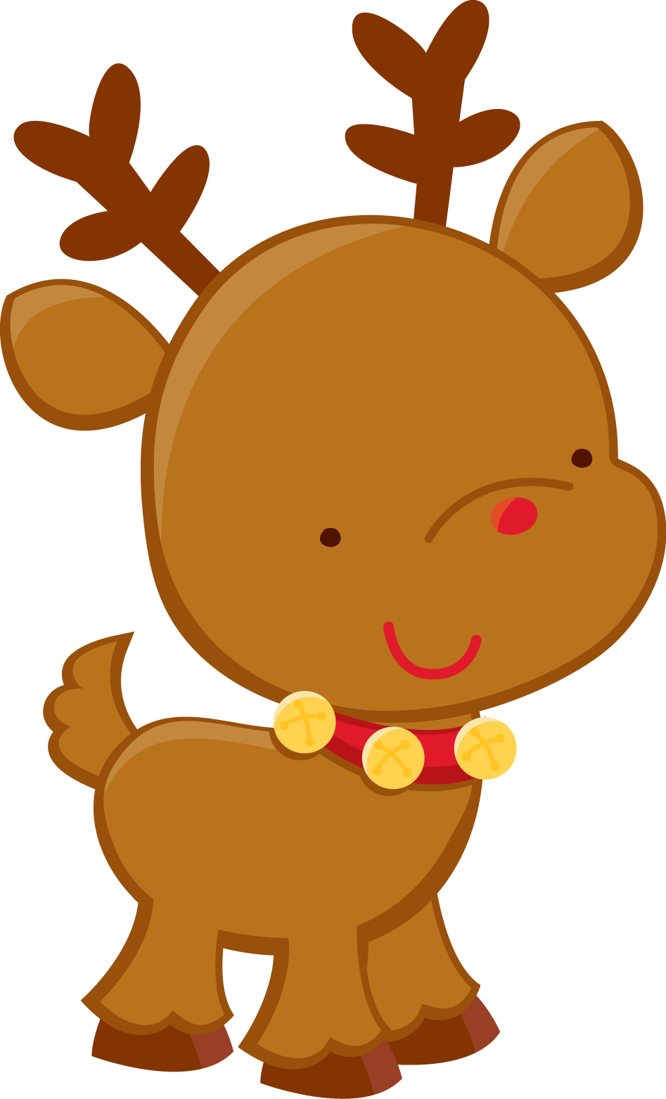 Christmas Reindeer Clip Art - 2nd Christmas Shirt (947x1563)