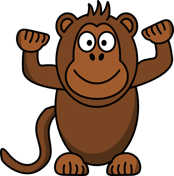 Monkey Clipart Free Clip Art Images - Monkey Clipart (594x599)