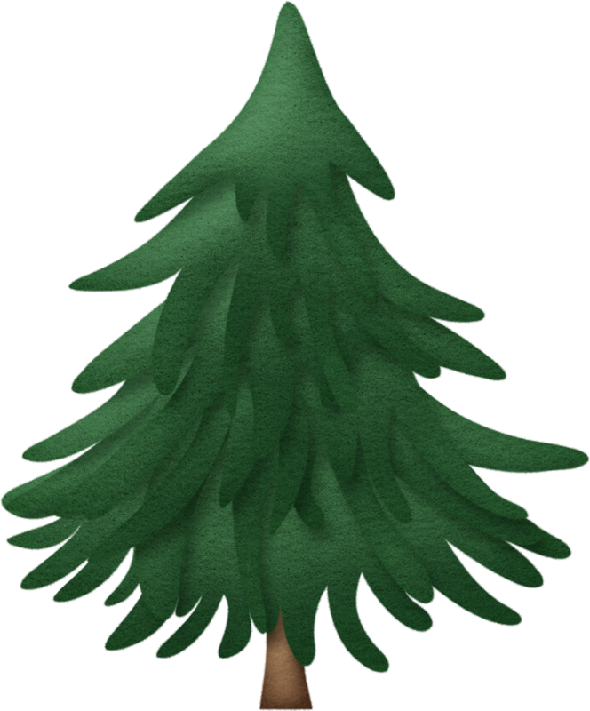 Pine Tree - Clip Art Christmas Pine Tree (664x800)