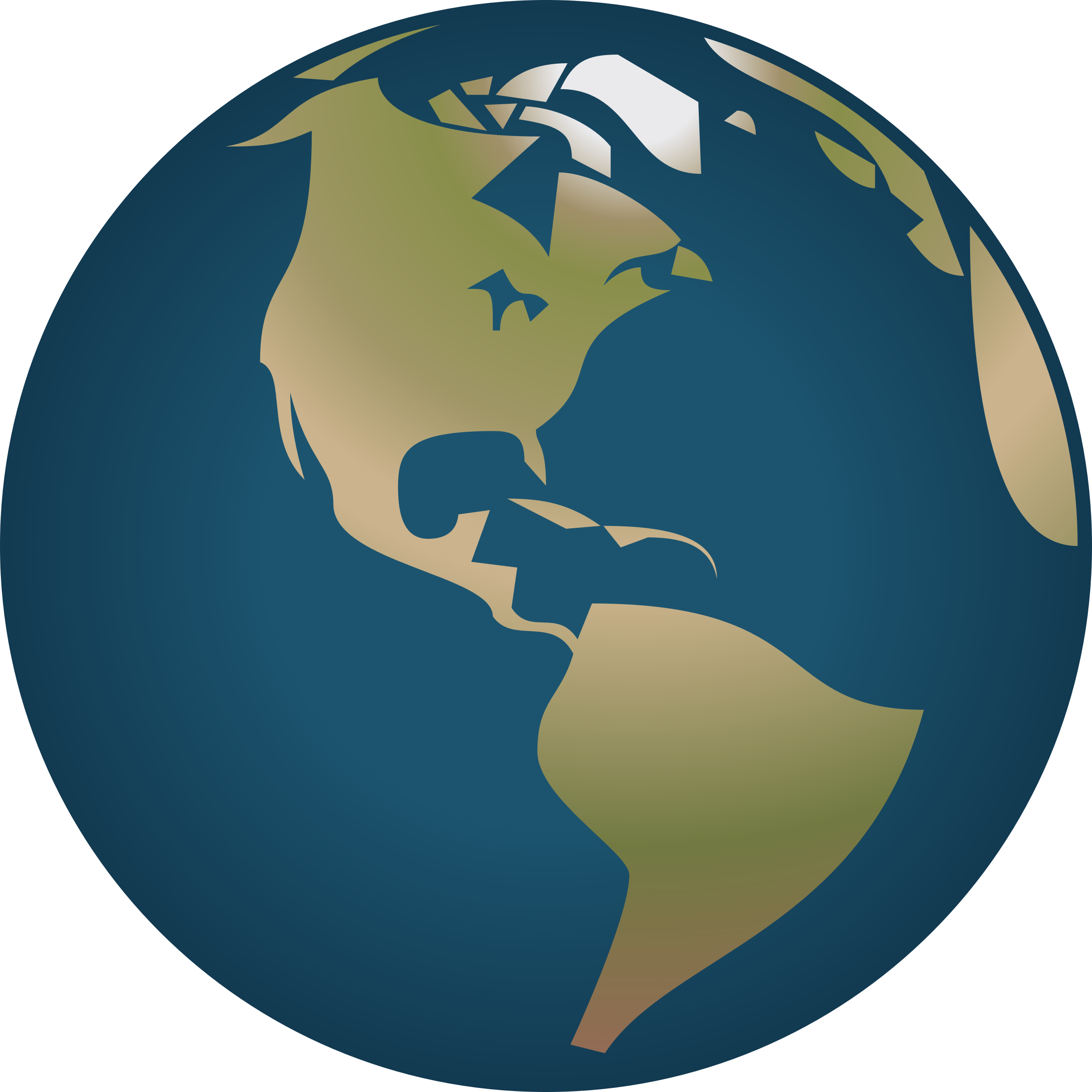 Simple Globe Clipart - Stop Global Warming Posters (2400x2400)