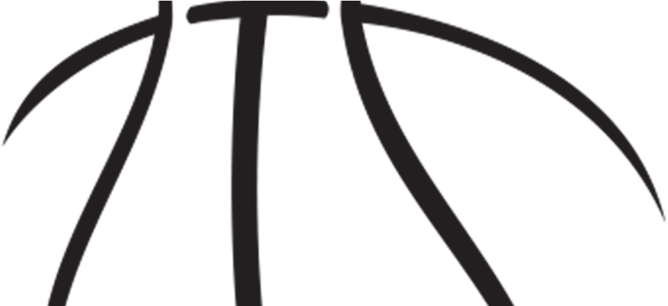 Half Basketball Clipart - Half Basketball Clipart (980x440)