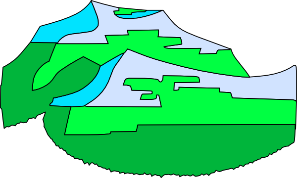 Green Mountains Clip Art Free Vector 4vector - Clip Art (600x360)