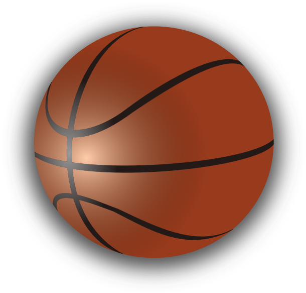 Small Basketball Clipart - Basket Ball With Transparent Backround (800x600)