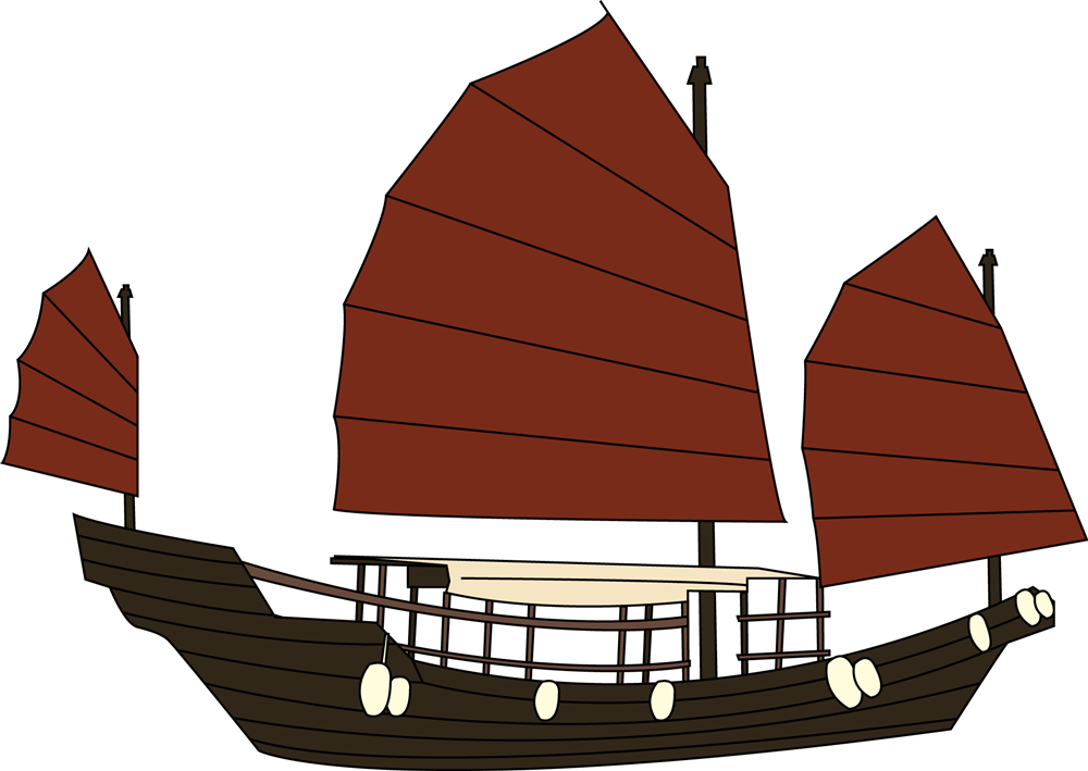 Clipart Info - Hong Kong Boat Clipart (1000x709)