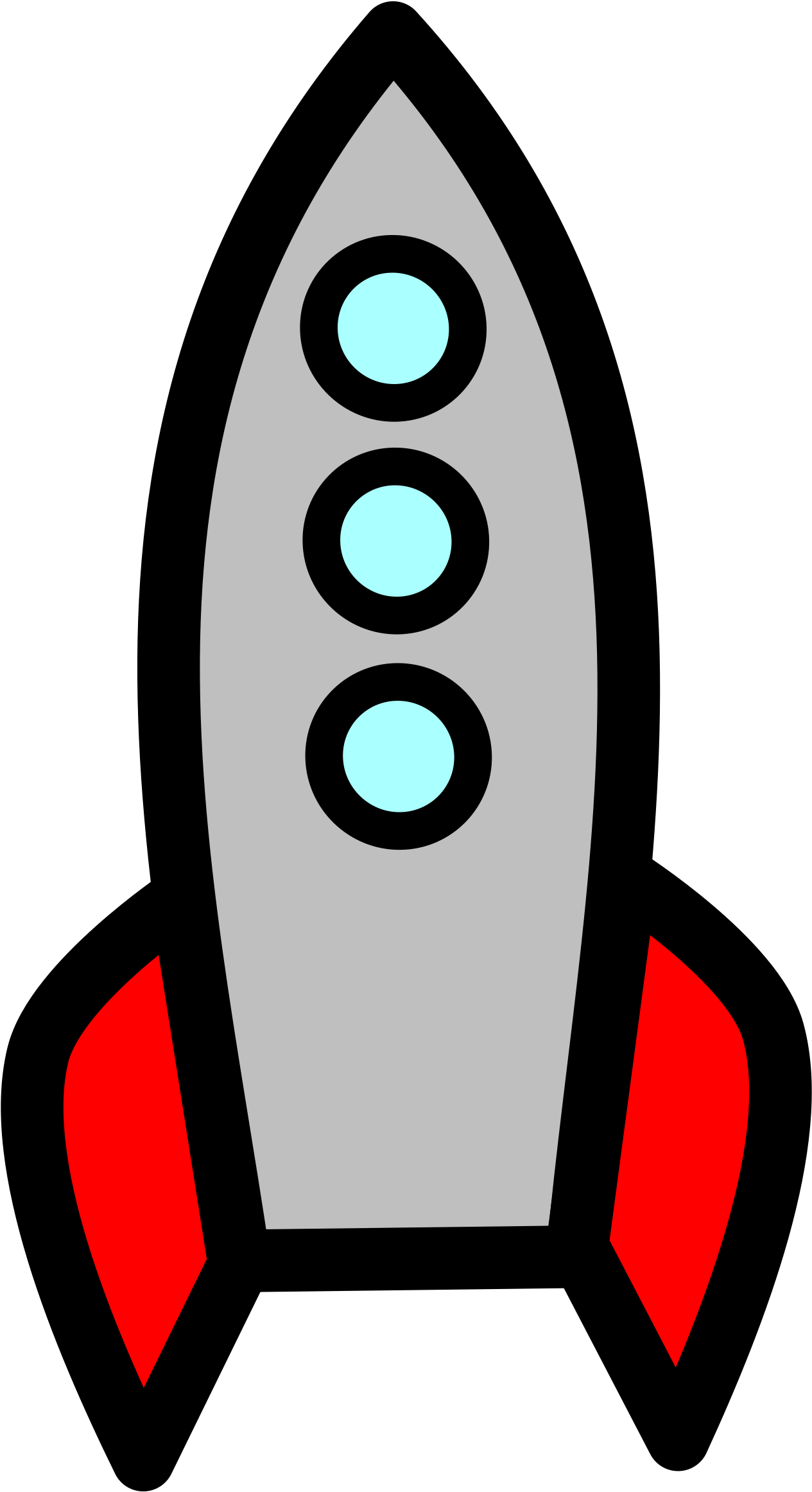 Big Image - Rocket Ship Clip Art (1344x2400)