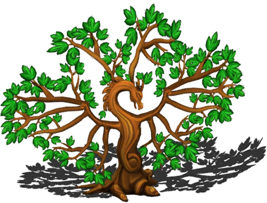 Dragonsai Gifting Tree - Illustration (556x426)