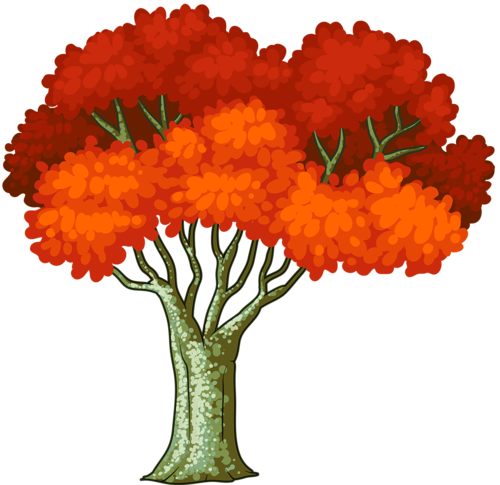 Tube Tree, Leaf Etc - Belle Soirée Gif Animé (500x485)
