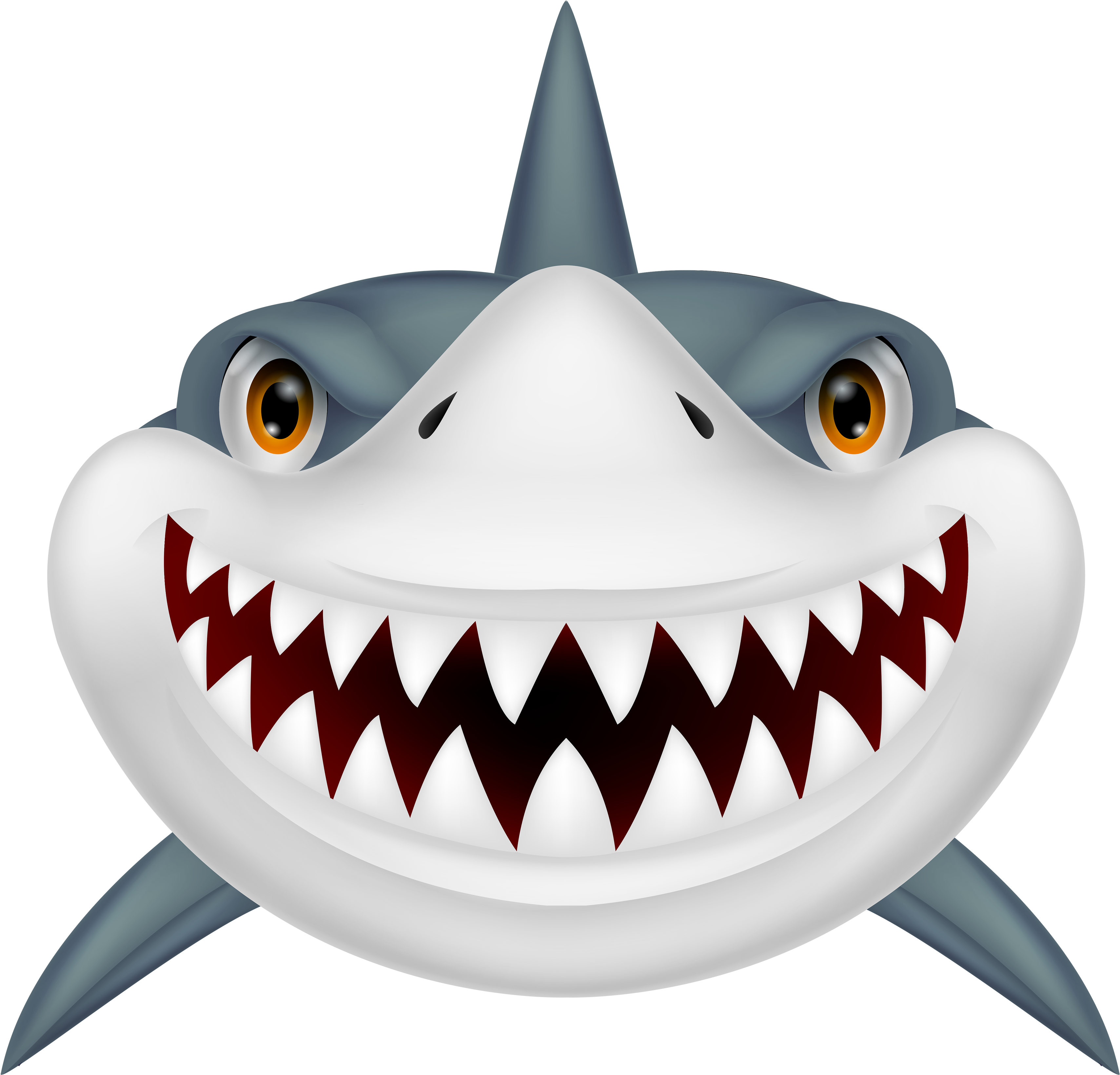 Shark Fin Shark Clip Art Chadholtz - Shark Clipart Png (3500x3387)