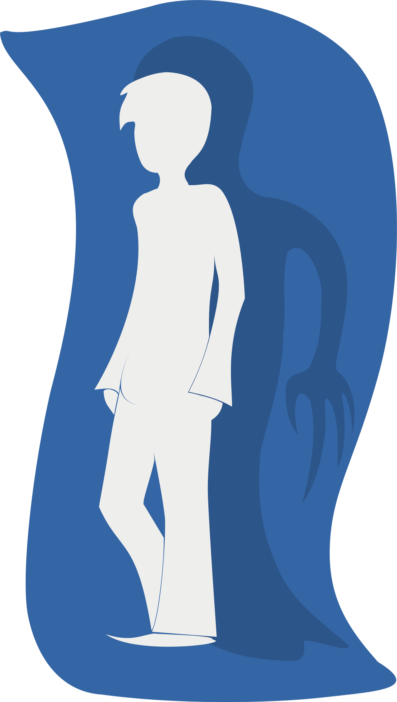 Similar Clip Art - Cartoon Shadow Evil (507x900)