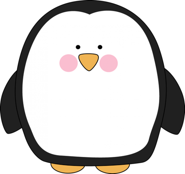 Chubby Penguin - Cute Penguin Clipart (728x684)