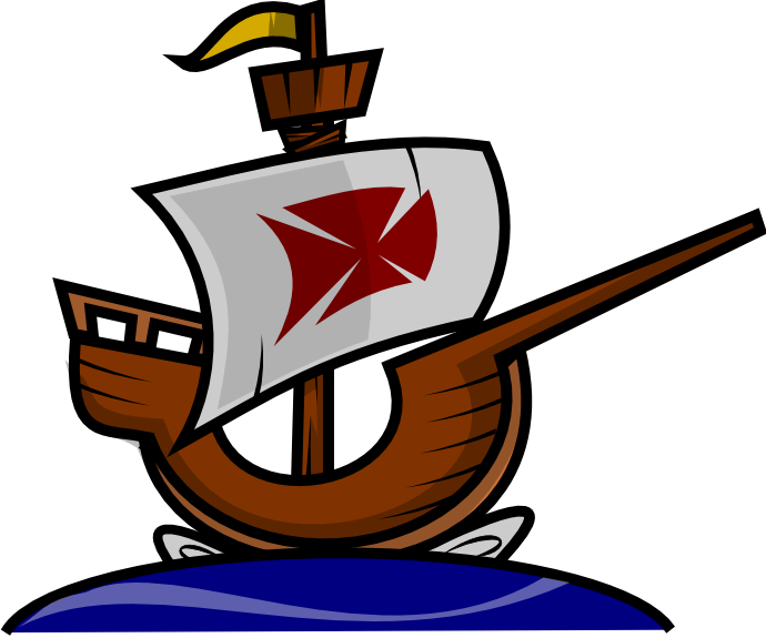 Boat Free To Use Clip Art - 12 De Octubre Carabelas (690x575)