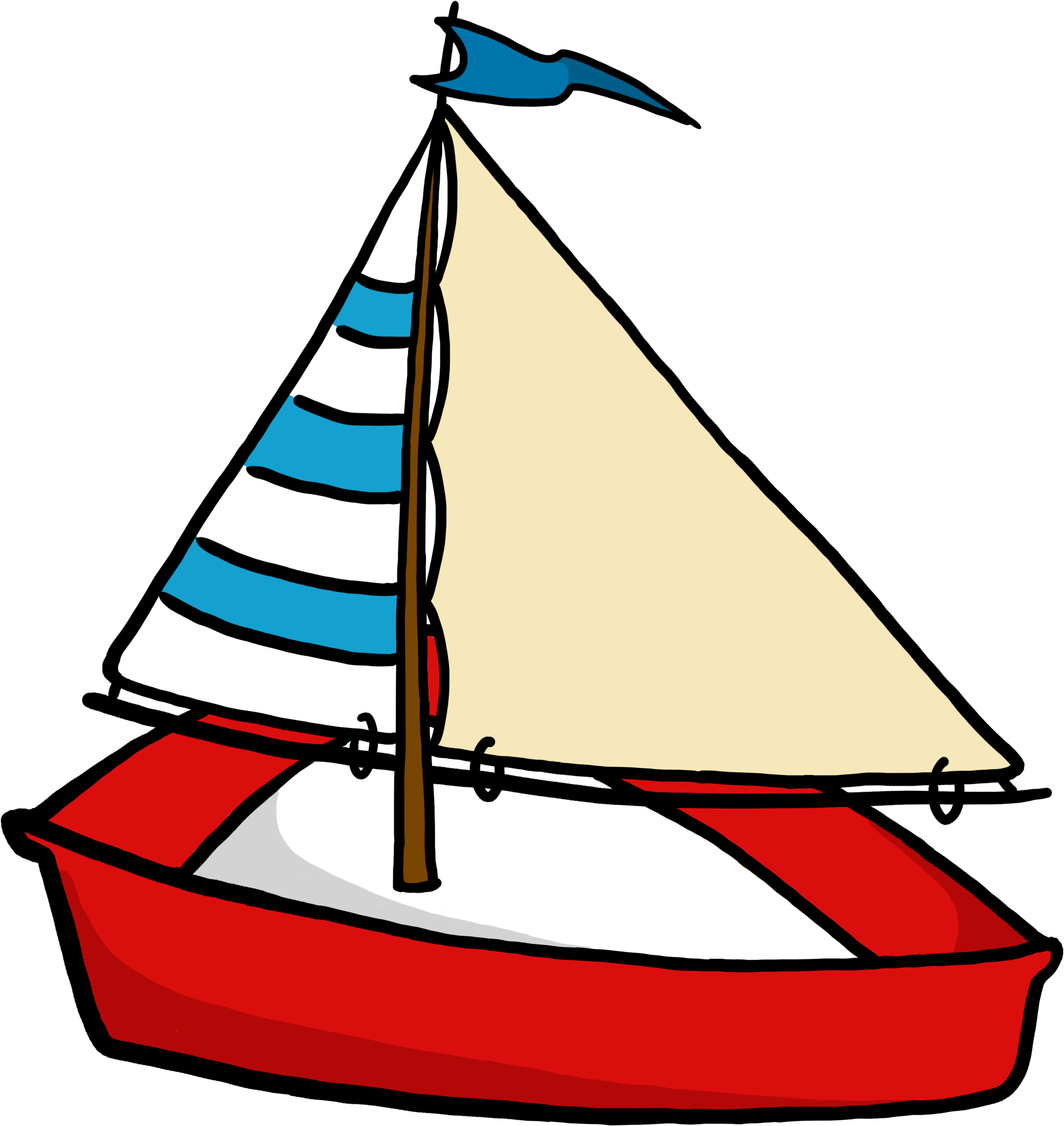 Clip Art Boat Png - Boat Cartoon Transparent Background (4000x3000)