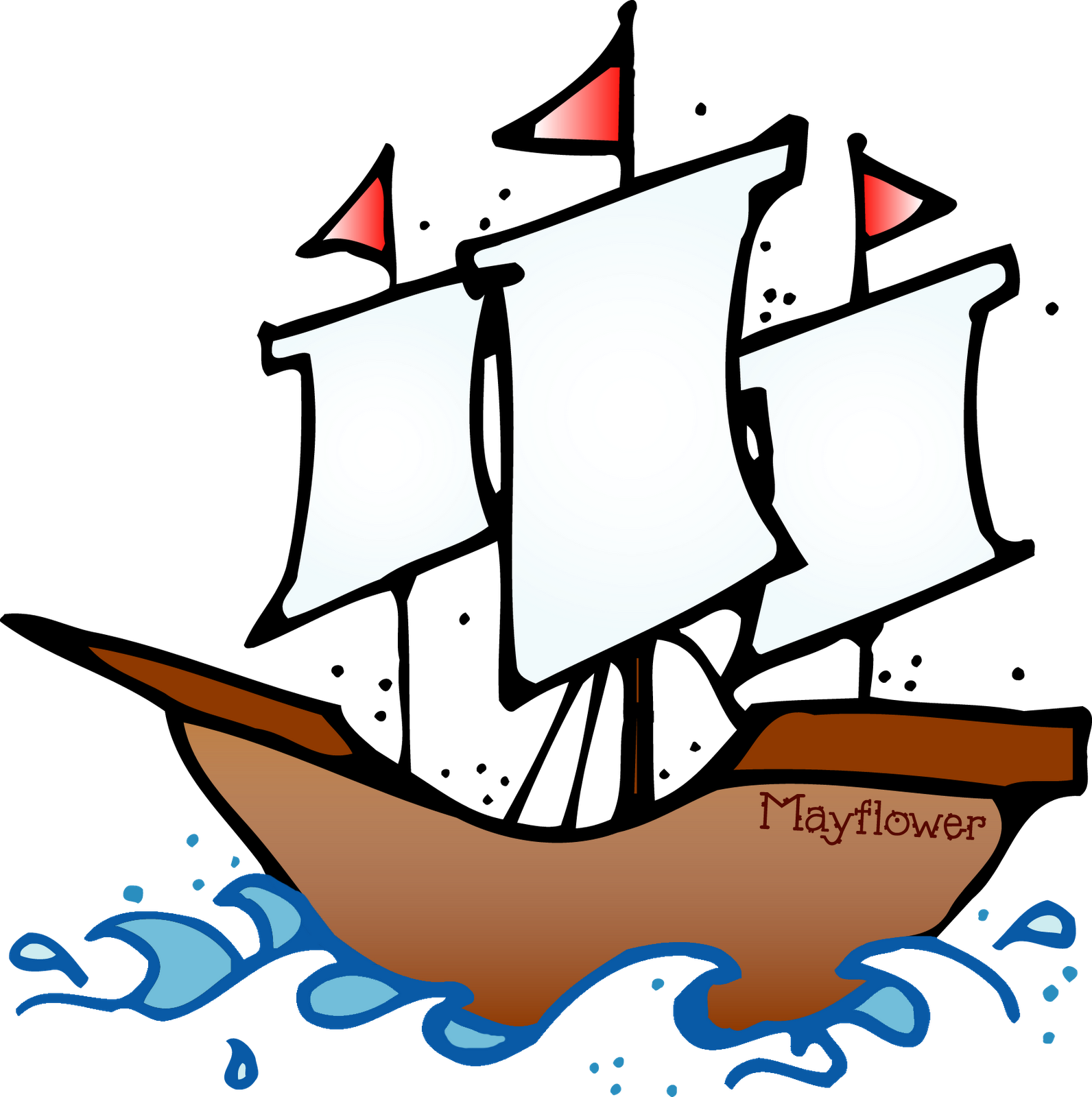 Columbus Ship Clip Art - Christopher Columbus Boat Clipart (1592x1600)