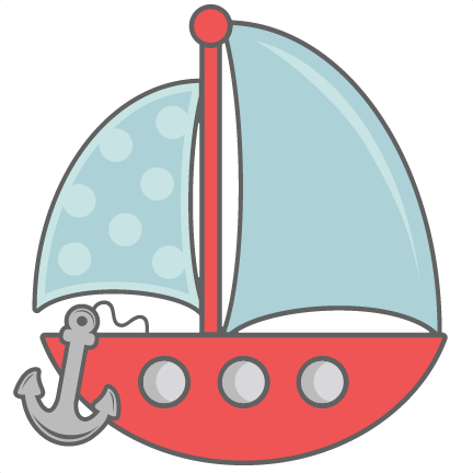 With Anchor Svg Cut Files For Scrapbooking Silhouette - Boat With Anchor Clip Art (432x432)