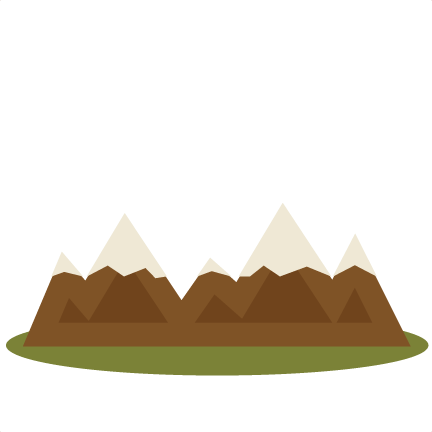 Mountain Clipart Cute - Mountain Clipart Cute (432x432)