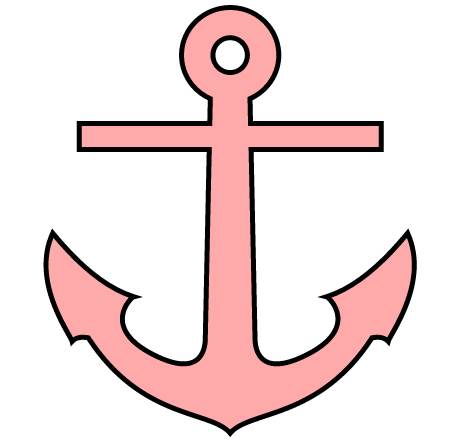 Pink Anchor Clip Art (640x480)
