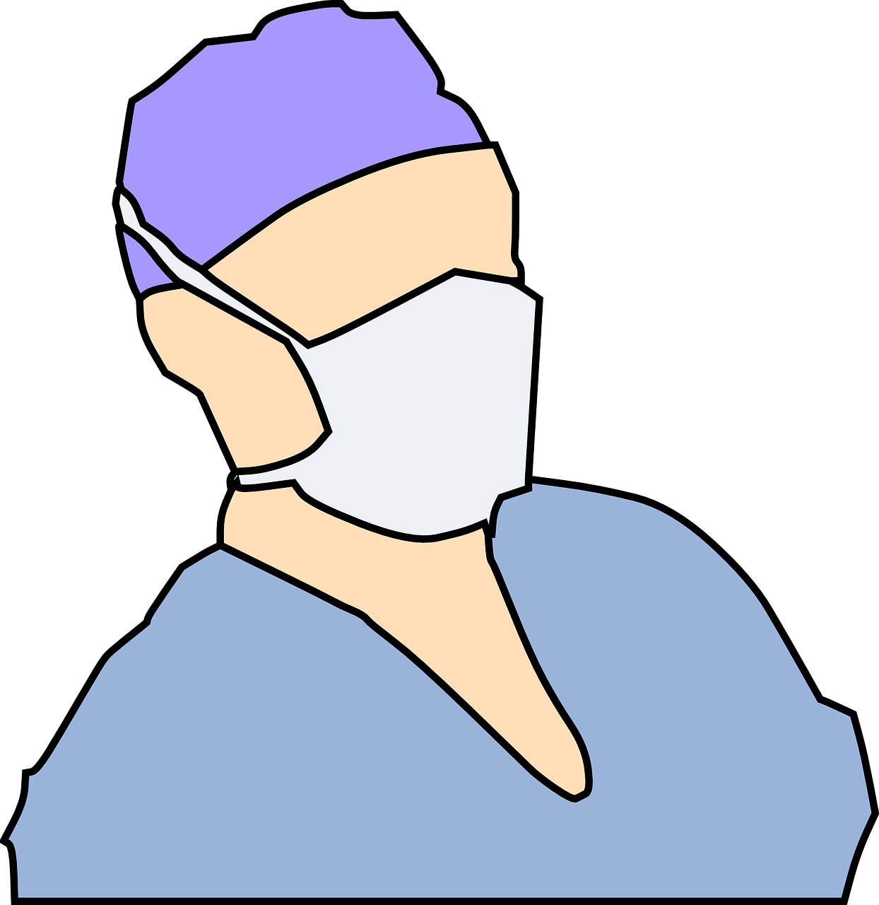 Free Vector Graphic - Doctor Mask Clip Art (1244x1280)