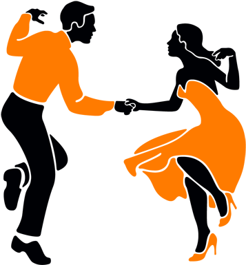Cha Cha Cha - Jive Dance Clip Art (550x477)