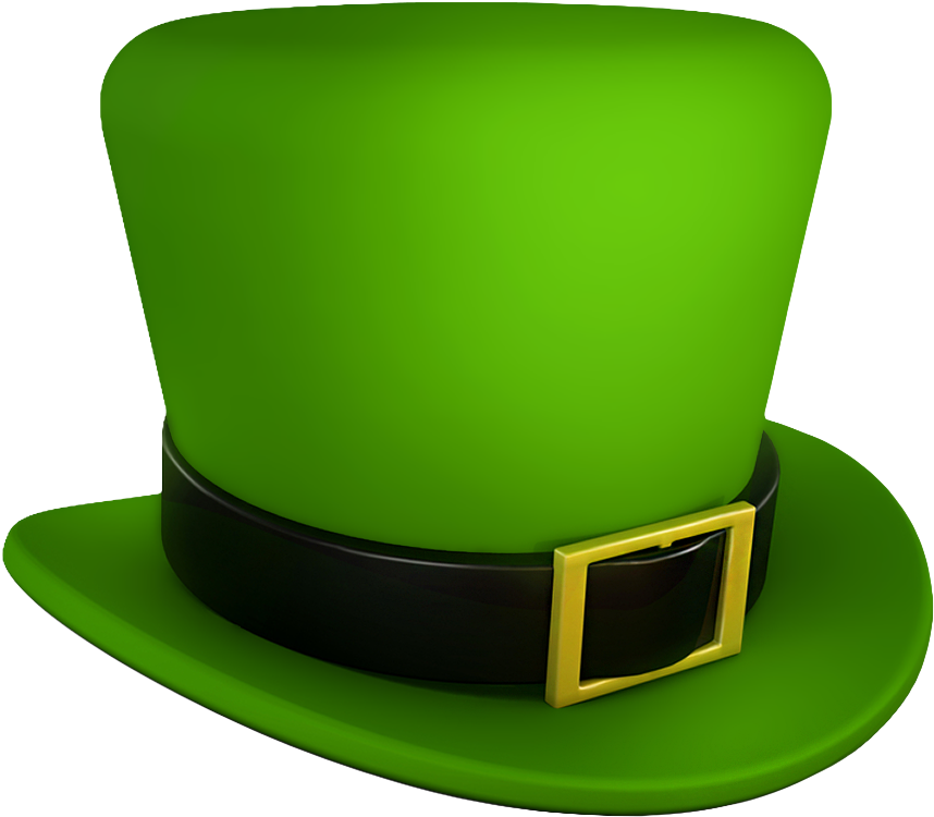 Cap Clipart Hat Day - St Patricks Day Hat Png (962x827)