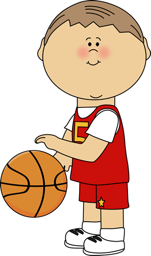 Basketball Player Clip Art - Basketball Player Dribbling Clipart (296x500)