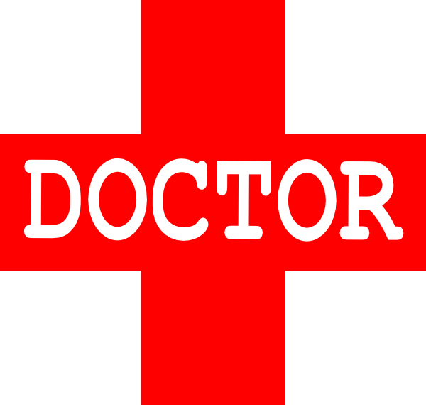 Doctor Logo Red Yellow Clip Art At Clker Com Vector - Rmp Doctor Symbol (600x570)
