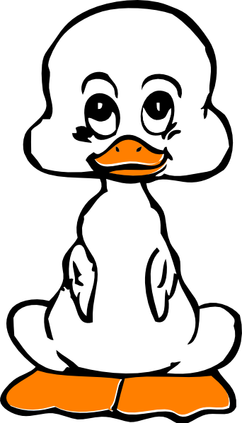 Duck Clip Art At Clker Lame Duck Clipart - Duck Clip Art (342x598)
