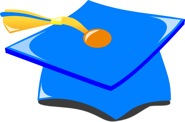 Graduation Hat Blue And Gold Svg Clip Arts 600 X 396 - Graduation Cap Blue And Gold (600x396)