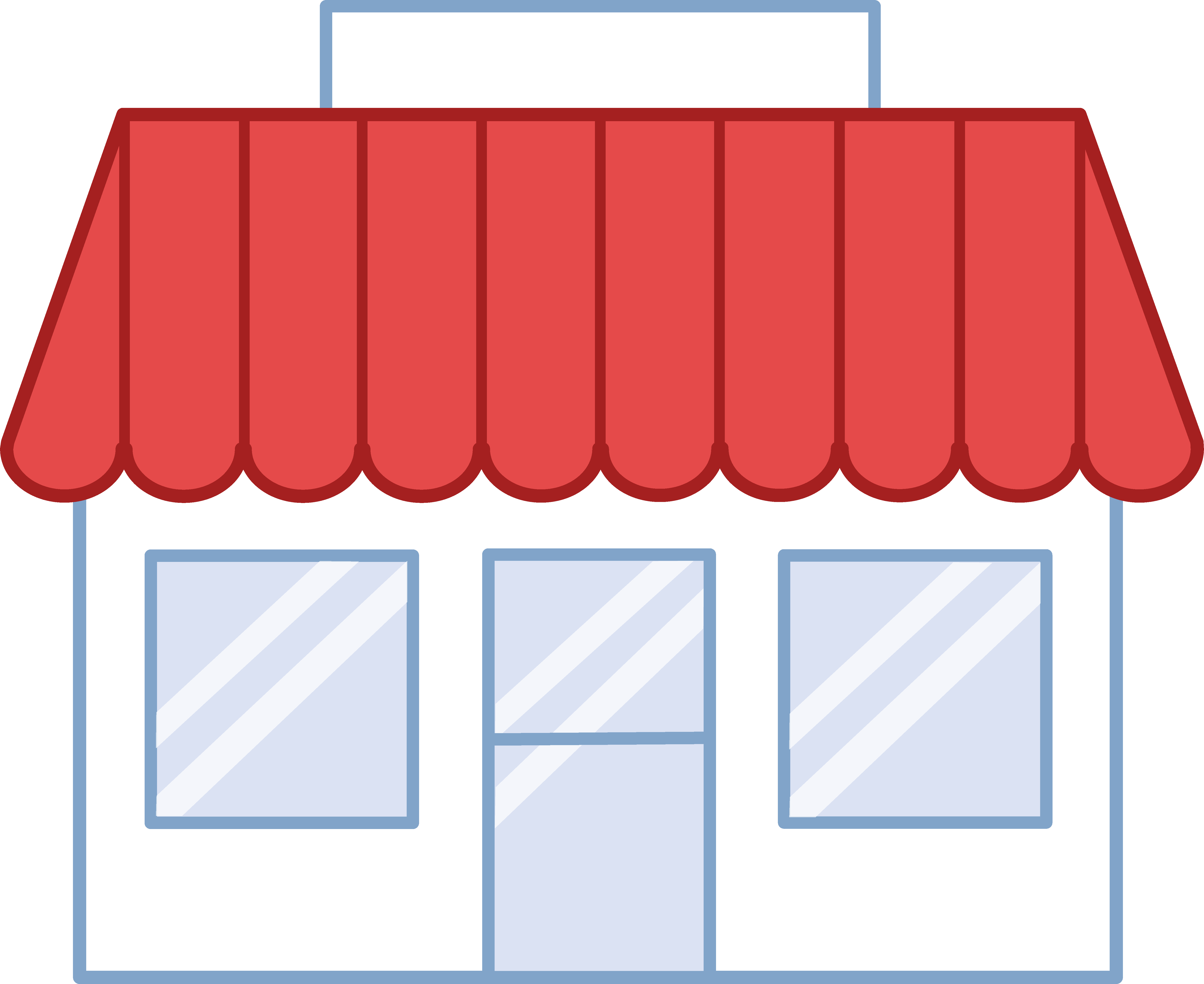 Store Clipart - Shop Building Clipart (5628x4597)