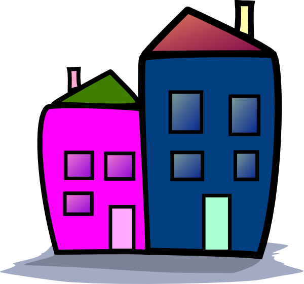 Clip Art For Buildings (600x561)