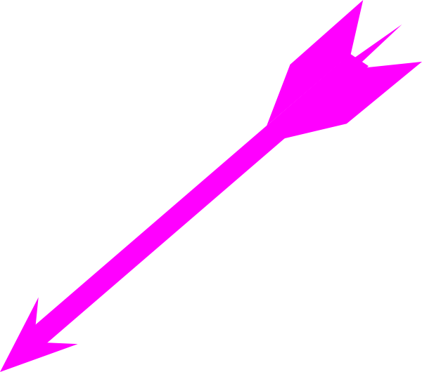 Arrow Target Png Pink (600x530)