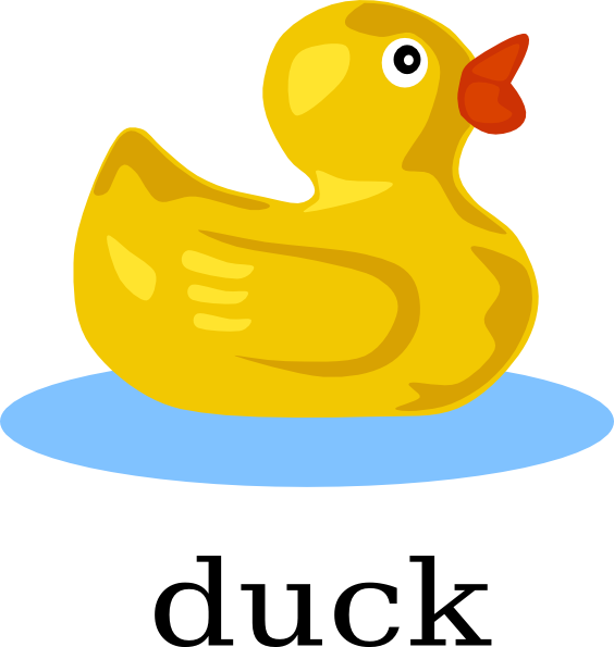 Duck Clip Art - Rubber Duck Clip Art (564x595)